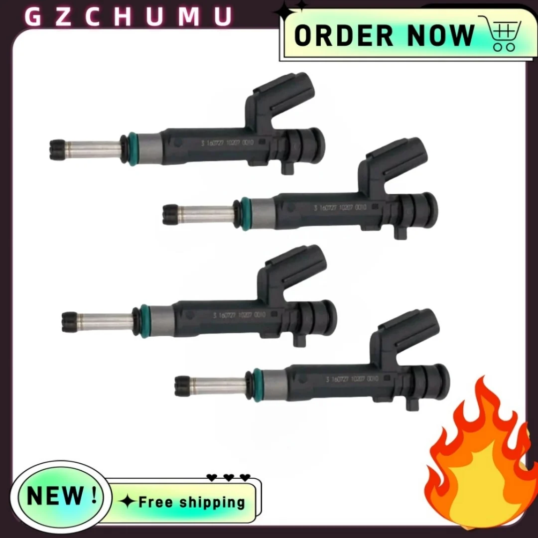 

Set of 4 Fuel Injectors 16600-1KT0A For Nissan Versa 12-19 Versa Note 14-16 1.6L