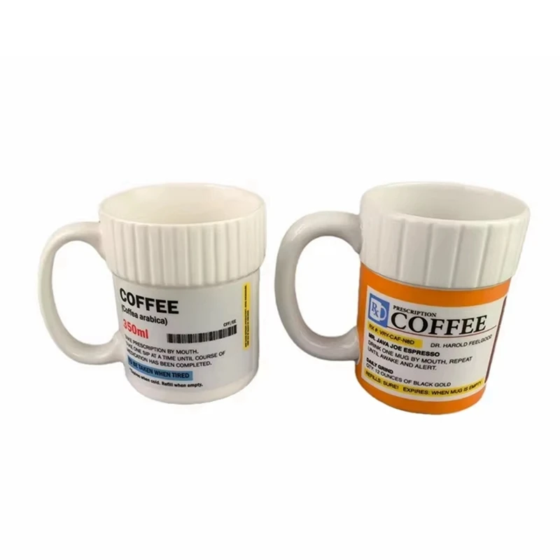 Mug Medicine Bottle Dress Up Coffee Cup Tea Cup Mug Lover Collection Gift