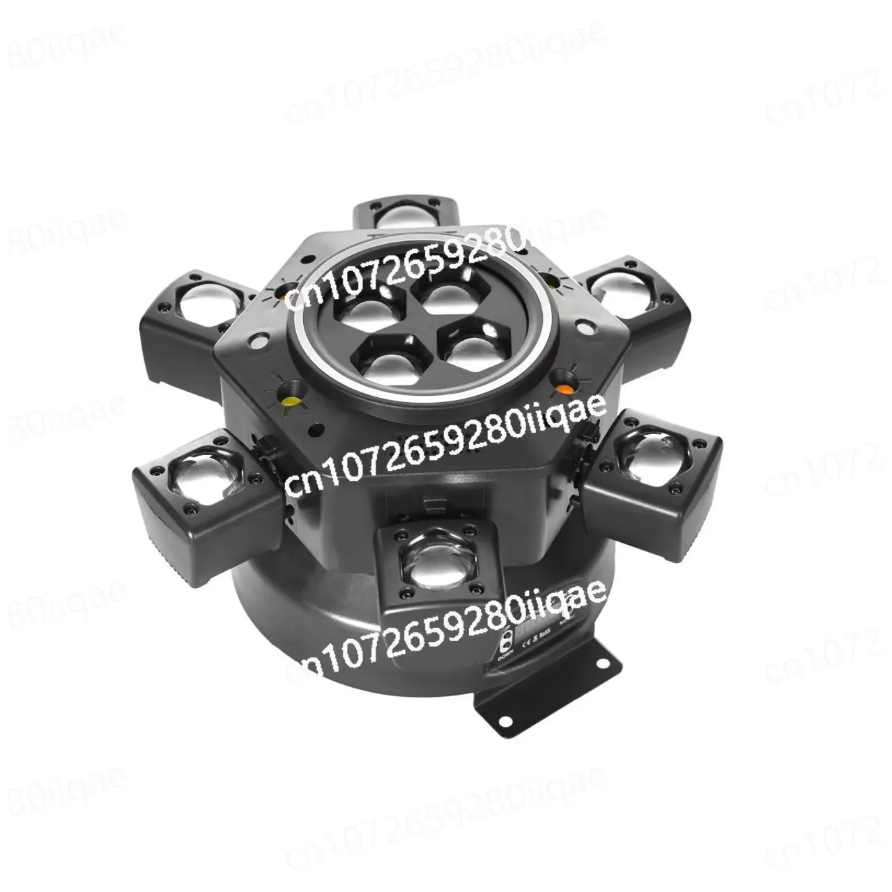 

Six-armed King Kong magic ball pattern strobe light bar dance table lamp KTV flash rotating shaking head light