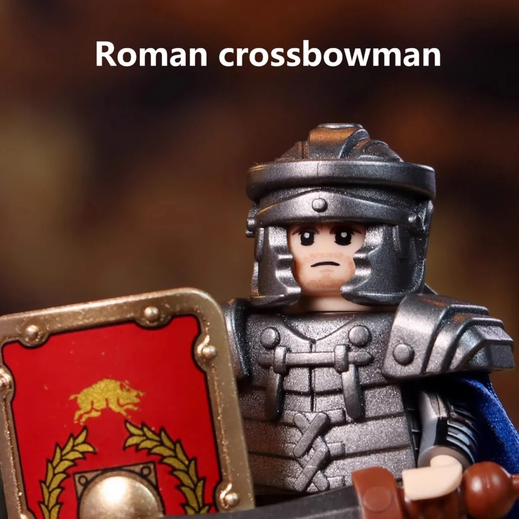 Blocs de construction de la légion de l'empire romain, gladiateur Archer soldat, Mini jouets figurines d'action