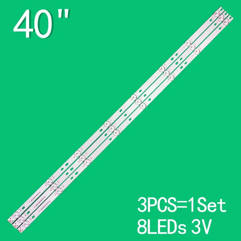 

3PCS Led backlight strip for LC-40UK7252E 40BJ5EA RF-AJ400016SS30-0801 A1 CRH-P40KP35350308931