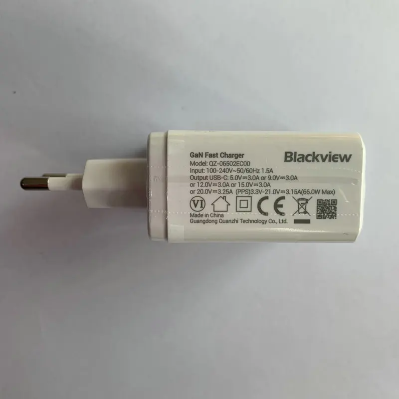 Power Adapter for Blackview BV9200 Fast Charge Original Travel