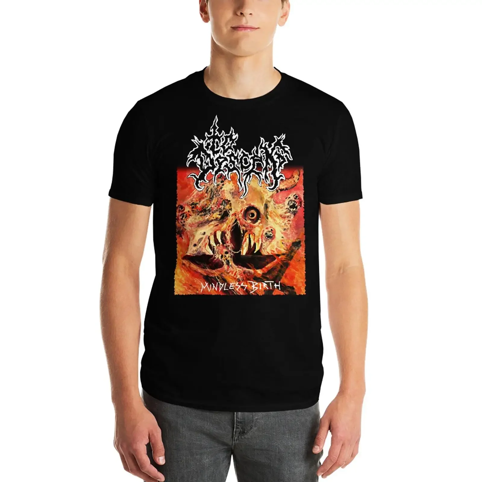 TO DESCEND Mindless Birth T Shirt NEW Death Metal Asphyx Pungent Stench Xysma vintage Washed streetwear Unisex Stretched