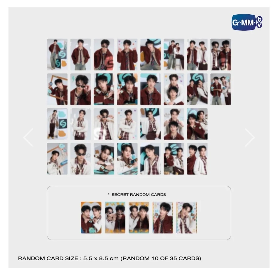 Official Gmmtv Thai Star Thai Drama Mu-Te-Luv H2H Surfjava 1st Fan Meeting Rexxa Keychain Collectible Card
