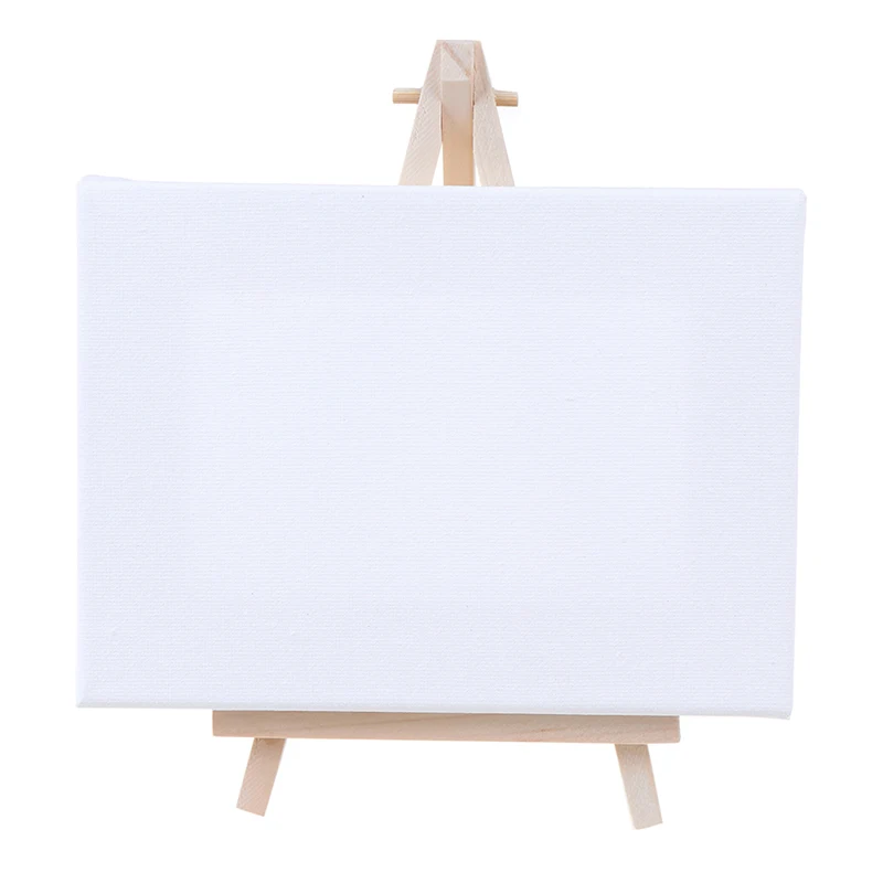 1pc Plate Display Stand Picture Easel Mini Wooden Tripod Easel Display Painting Stand Card Canvas Holder