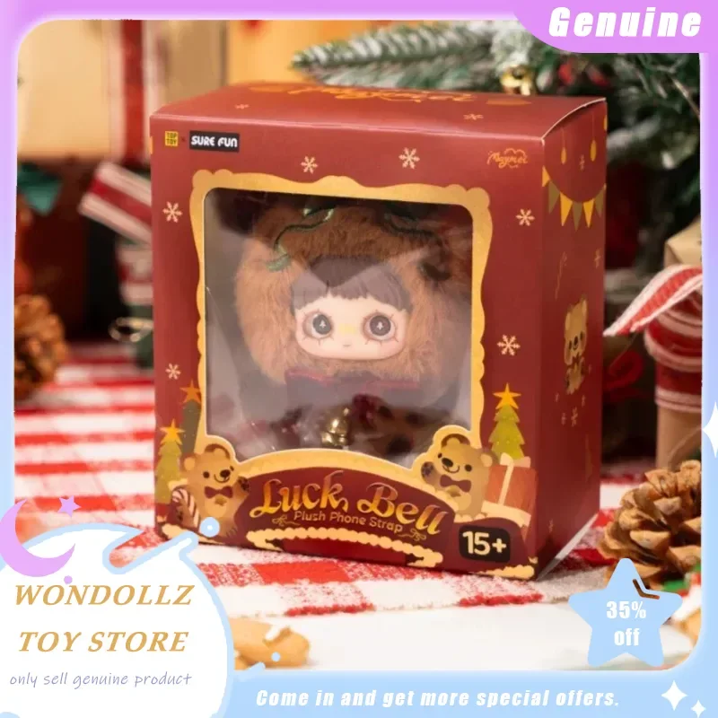 

Новый Maymei Luck Bell, плюшевый ремешок для телефона, кавайная мини-виниловая плюшевая кукла, сумка, подвеска, ремешок для телефона, модная игрушка, подарок для девочек и детей