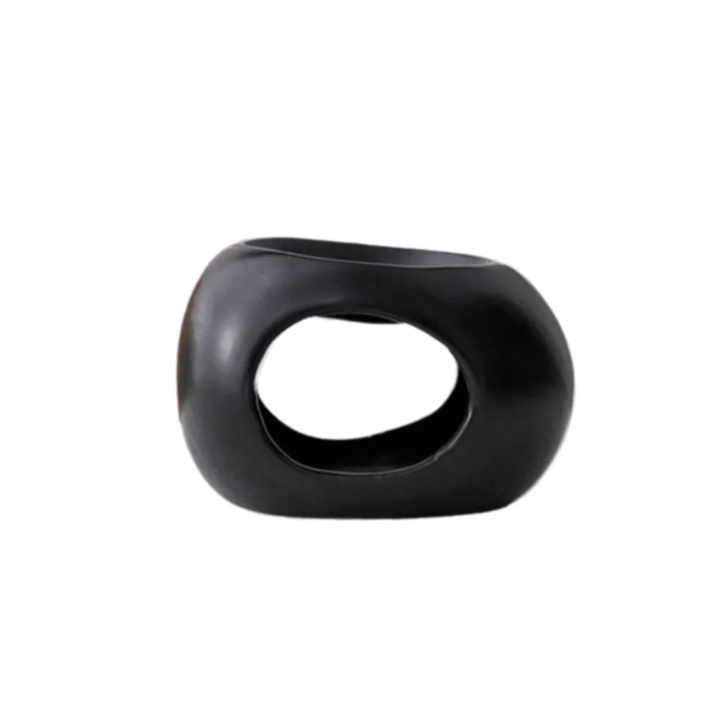 Brûleur d'huiles essentielles en céramique, brûleur d'aromathérapie minimaliste décoratif, support d