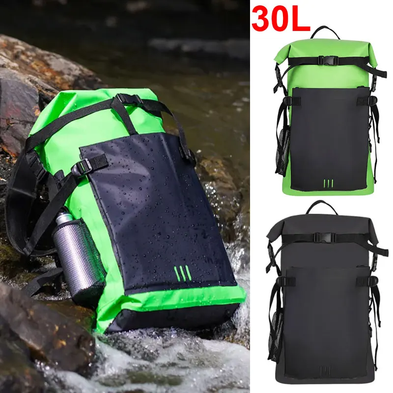 30L Waterproof Dry Bag Backpack For Camping Drifting Hiking Swimming Rafting Kayaking River Trekking Outdoor Floating Bags