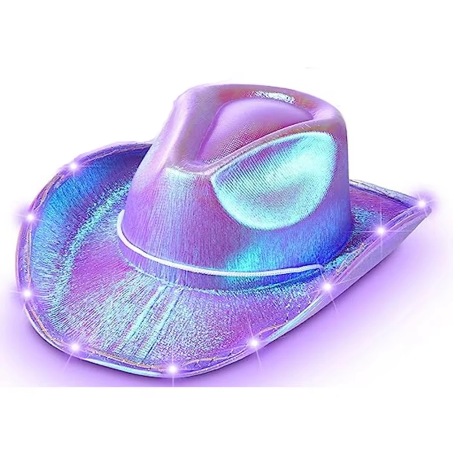 

2pcs Hot sale Light Up Cowboy Hat LED head accessories for Halloween Costume Dress lights bedroom Gu