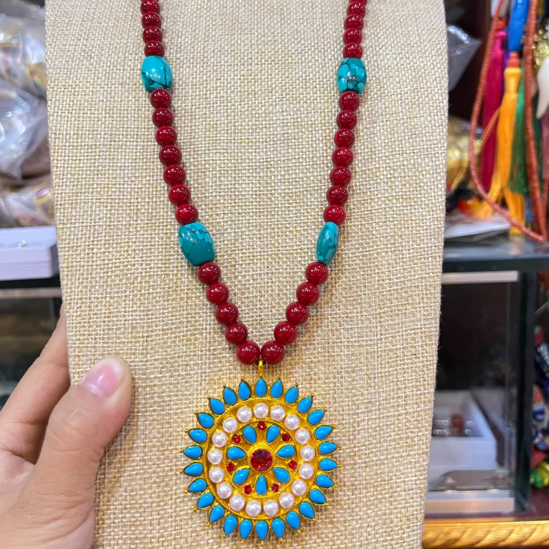 

Китайские тибетские украшения, ожерелья, тибетские аксессуары, ожерелья, которые не выцветают