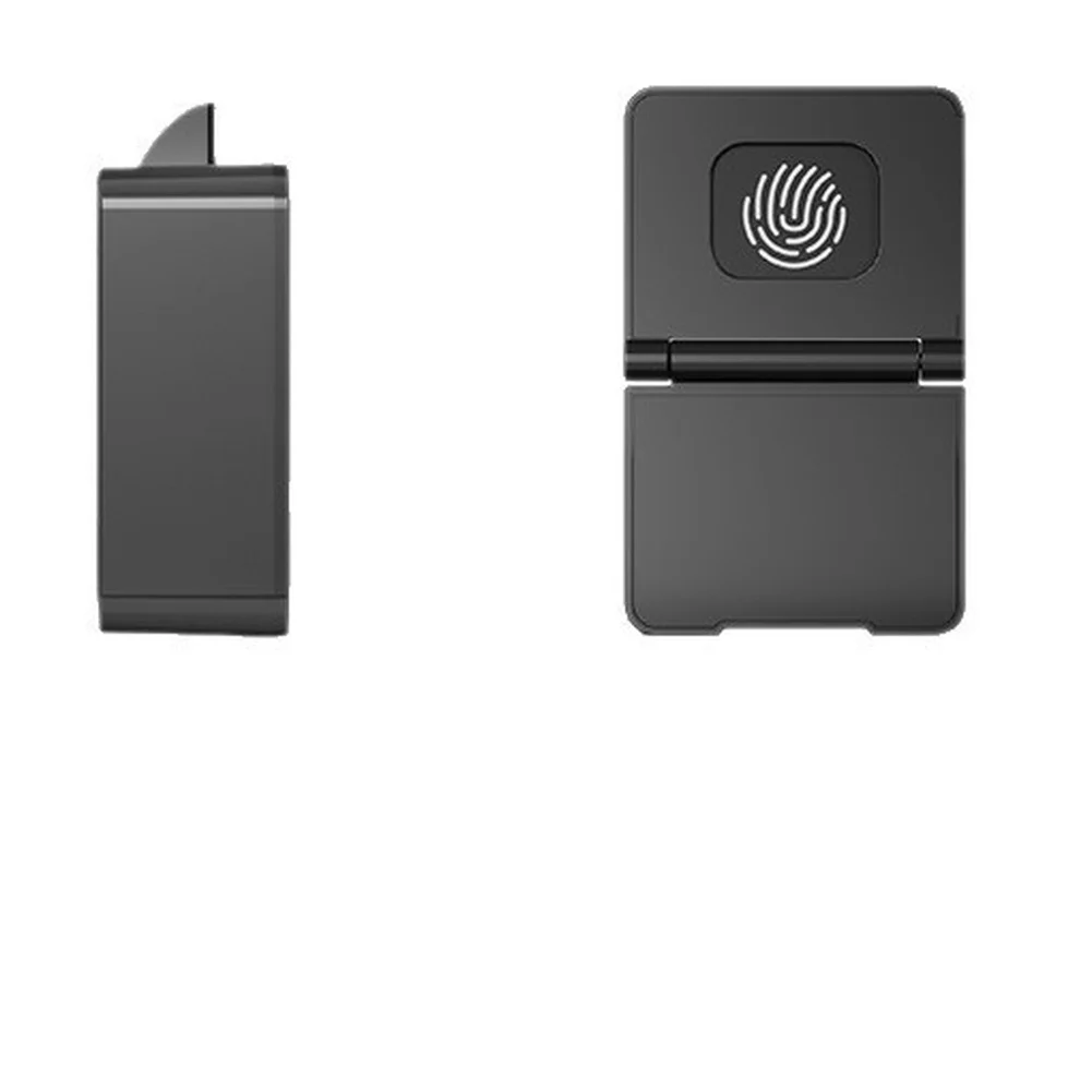 No Drill Touchless Cabinet Lock for Drawers Doors 22mm Max Thickness For RFID NFC IC Card Compatible ABS Black