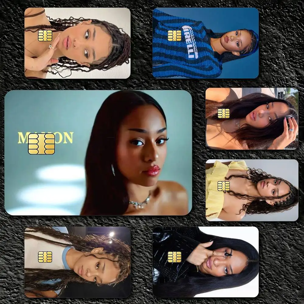 

K-Katseye M-Manon Credit Card Skin Stickers For VISA Bank Bus Metro Access Card Protective Film Cover Sticker