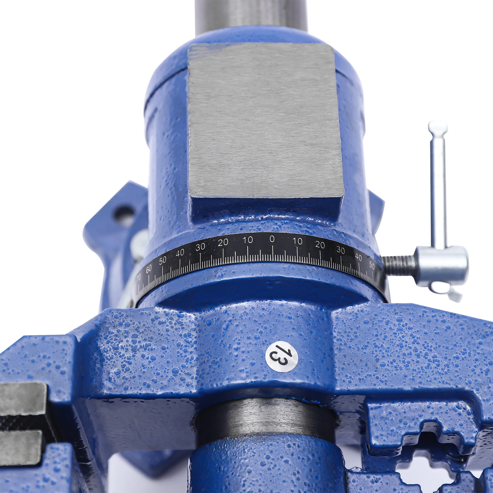 Schraubstock, Tischschraubstock, professioneller Schraubstock 360° ° Rotationsklemme am Schraubstock, 100 mm Backenöffnung für Klemmbefestigungsausrüstung – Detail 9