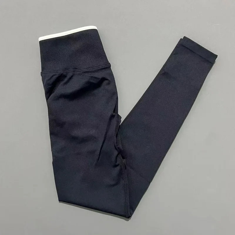 HISTELLO Gym-Leggings für Damen, nahtlose Yoga-Kleidung, gerippte Fitness-Leggings mit hoher Taille, Scrunch-Butt-Workout-Biker-Sporthose – Detail 12