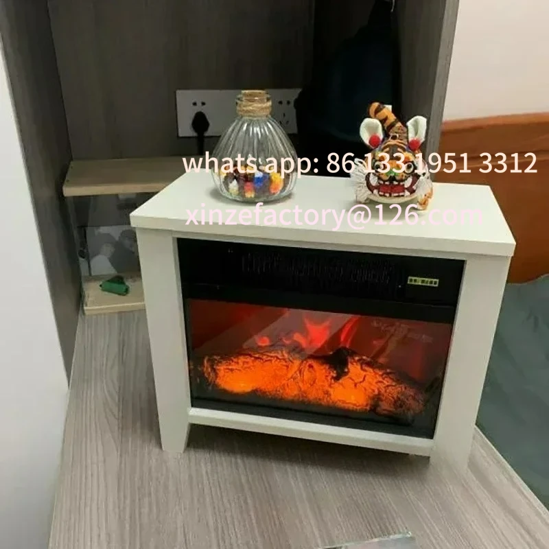 تخصيص الشمال الموقد سخان ديكور منزلي وهمية الموقد موقد المحمولة مكتب سطح المكتب سخان صغير ب #6