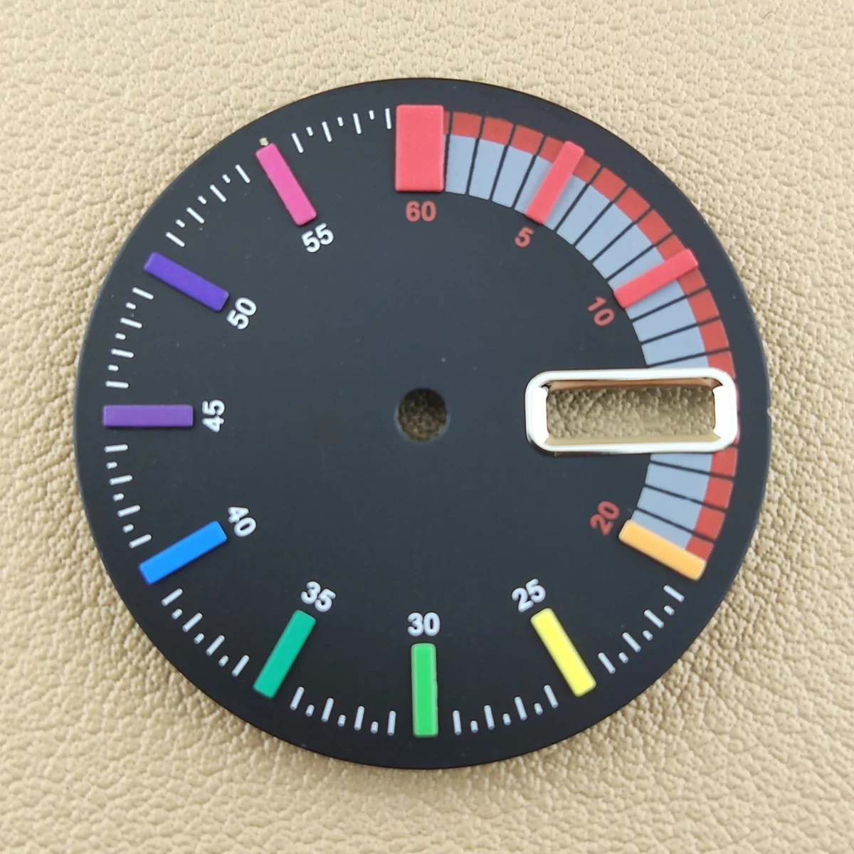 custom logo watch  new nh36 dial rainbow dial nh35 case 28.5mm dial sapphire crystal watch waterproof nh36 movement watch dial