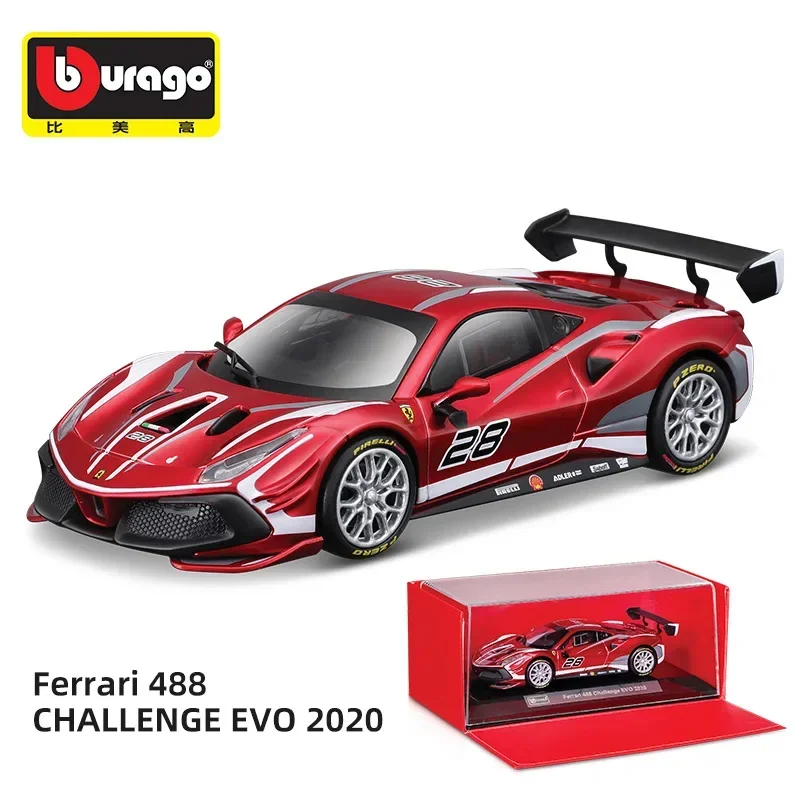 Модель Автомобиля Ferrari 488, модель автомобиля Ferrari 2020 WRC, 1:43