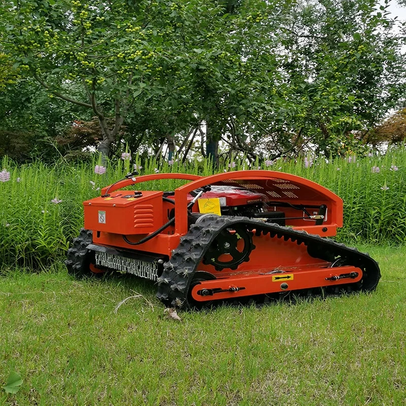 

2025Remote Control Robot Grass Cutter Crawler Self-propelled Lawn Mowers Remote Control Lawn Mower