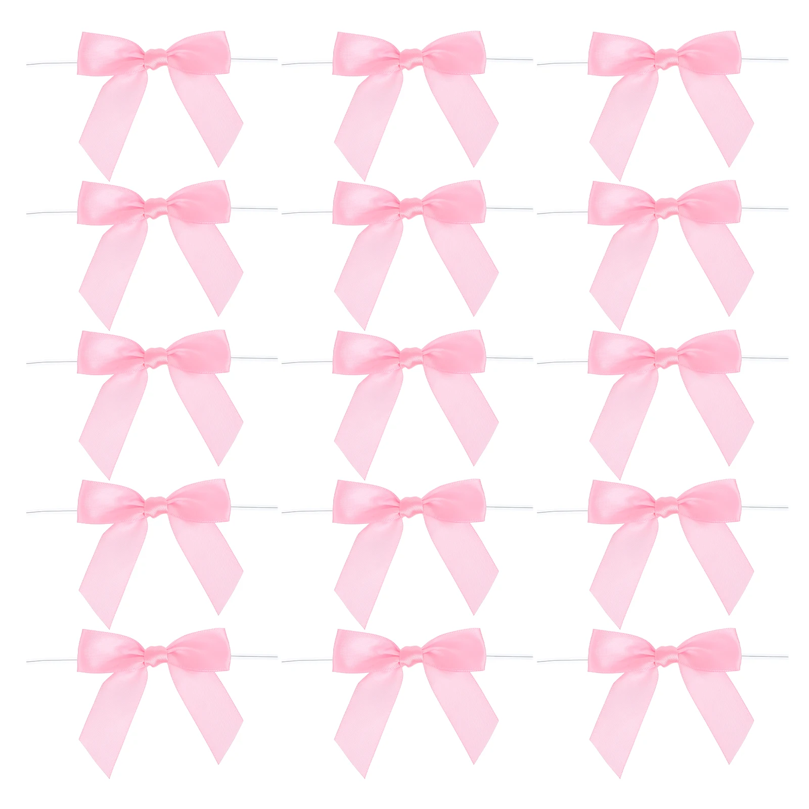 

50pcs Gift Wrapping Bows Ribbon Twist Ties for Presents Decorations DIY Packaging Supplies Cake Bake