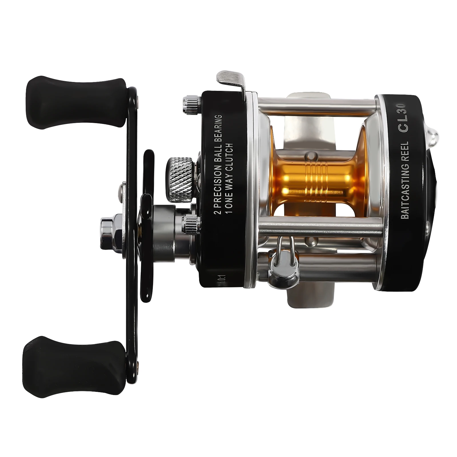 Round Baitcasting Reel  Conventional Reel for Catfish  Baitcasting Fishing Reel