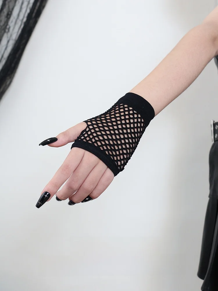 luvas-de-rede-escura-de-alta-elasticidade-estilo-punk-curto-com-dedos-vazados-para-cosplay-feminino-e-role-playing
