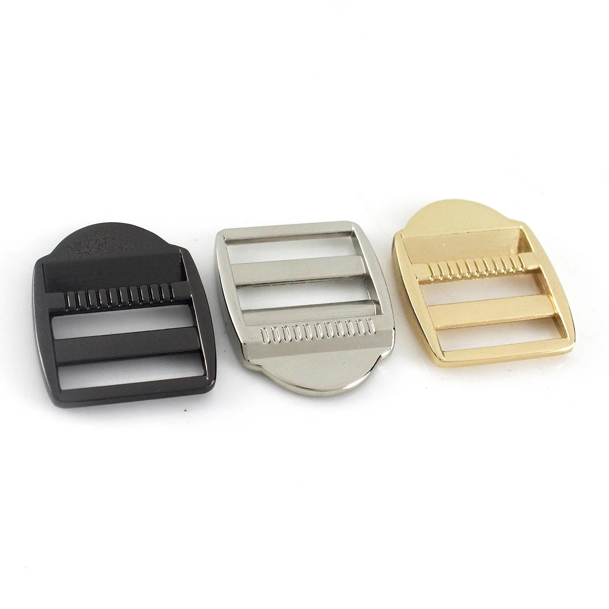 1pcs Metal 2 Bar Buckle for Webbing Backpack Bag Strape Belt DIY Leather Craft Purse Pet Collar Clasp High Quality