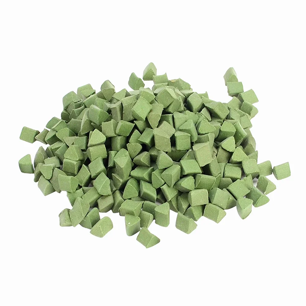 450G gioielli materiale per lucidatura pietra ceramica lucidatura Tumbling Media vibrazione Tumbler macchina utilizzare corindone triangolo abrasivo