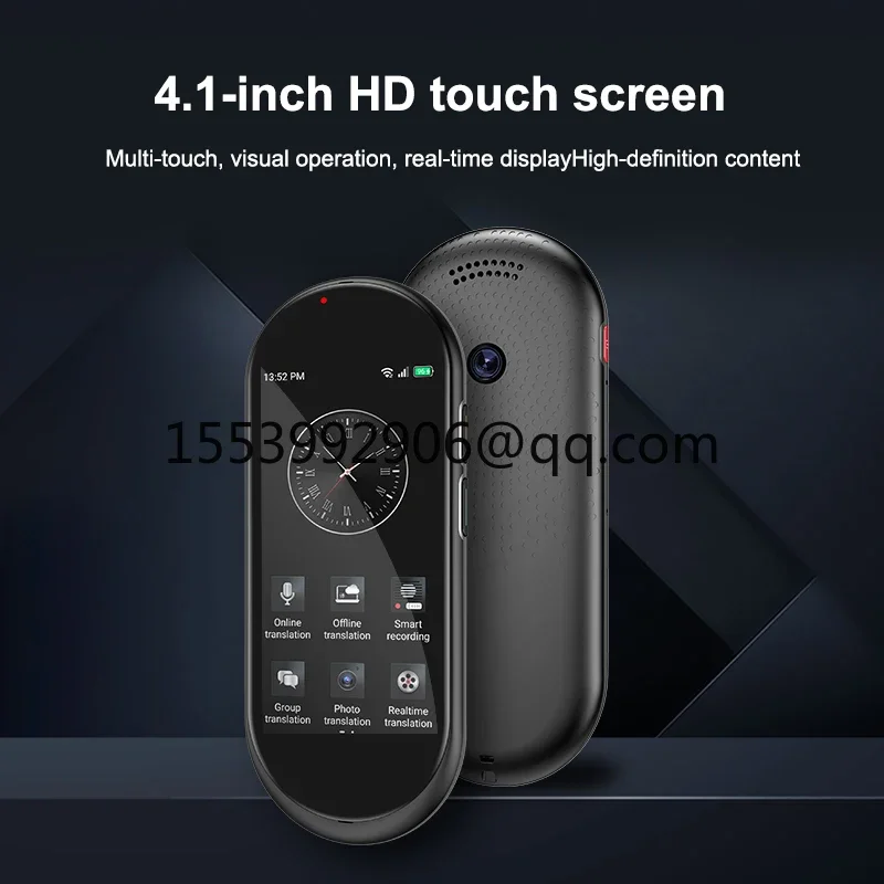 4G Touch Screen Offline Language  ChatGPT Chinese Translator Device A10 Real-Time Two Way Translation Smart AI Translator