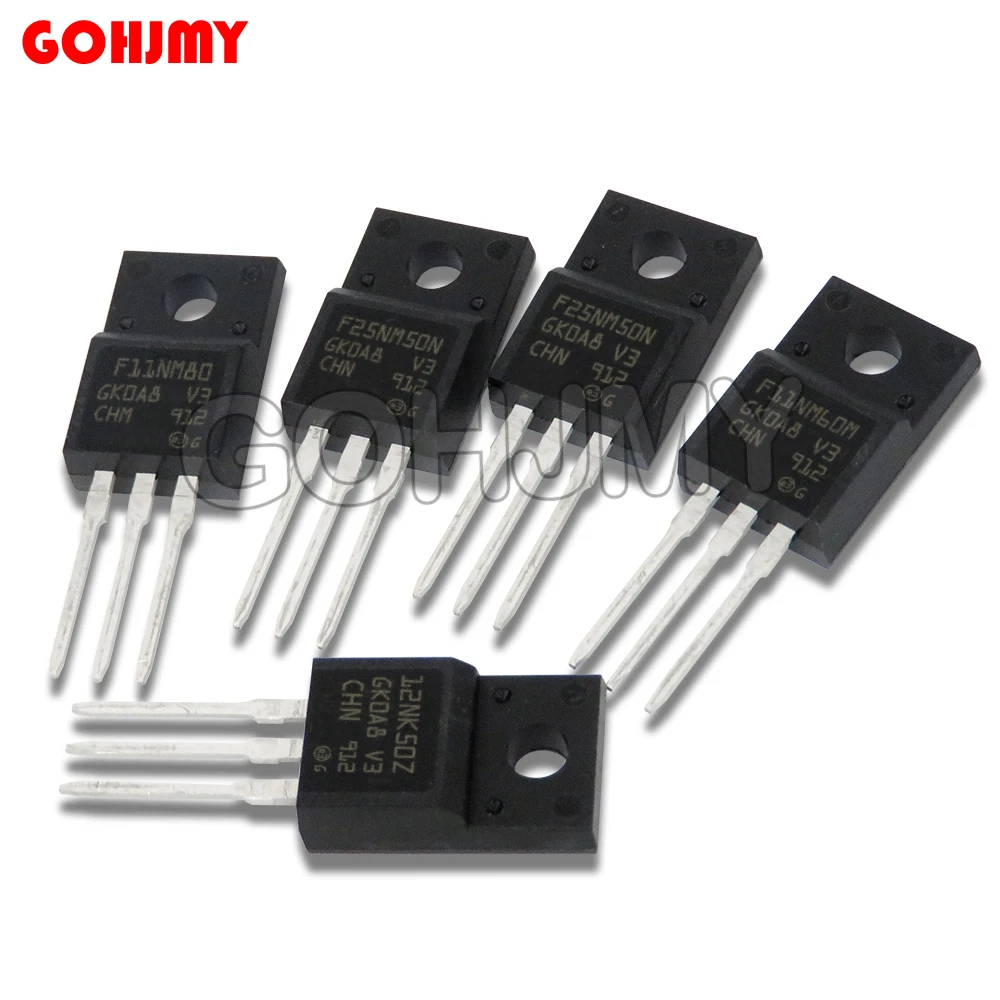 5pcs STF11NM80 F11NM80 TO-220F STF18NM60N F18NM60N STF11NM60N STF13NM60N F13NM60N STF28NM50N STF25NM50N F25NM50N F24NM60N
