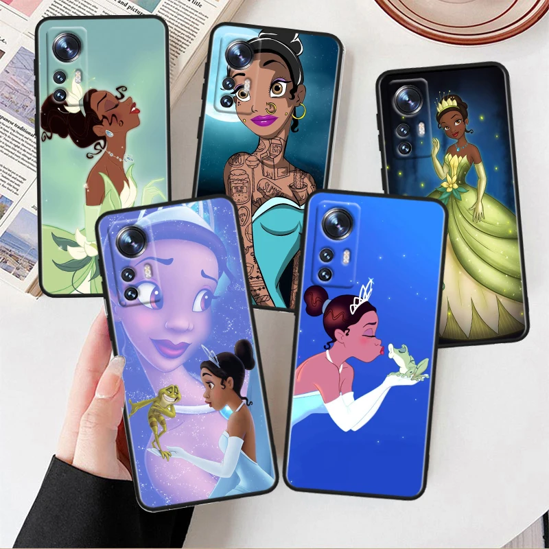 Disney Tiana Princess For Xiaomi Mi 10T 10S 9T 9 SE 8 A3 A2 6X 5X CC9E Note 10 Lite Pro Mix 3 Black Phone Case Phone Case