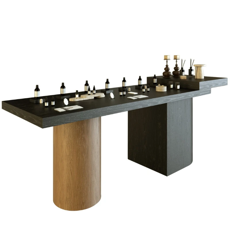 

Fragrance shop Nakajima table aromatherapy incense table candle diffuser stone water table wooden combination long table