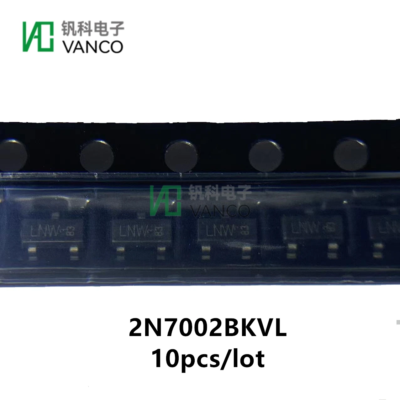 10pcs Kit Transistor Kit 2N7002BKVL MOSFET N-CH 60V 350MA TO236AB In Sctock