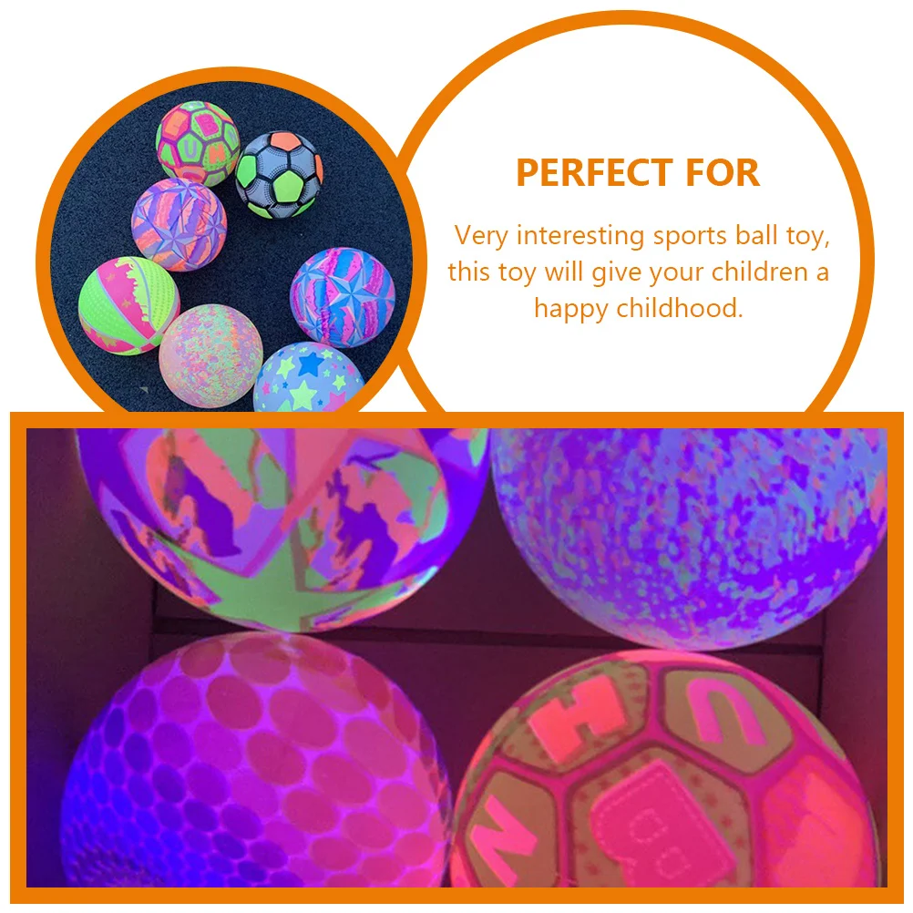 Night Soccer Ball Luminous Football Toddler Toys Kids Exercising Plastic Sports Outdoor