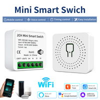Tuya Smart WiFi Switch Relay 100-240V 16A 1/2CH Breaker Intelligent Interruptor Smart Life App Supports Alexa Google Home Alice
