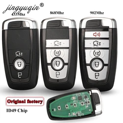 jingyuqin 434/868/902MHz ID49 Smart Proximity Key for Ford Mondeo Mustang Fusion F-250 F-350 F-450 F-550 2017 M3N-A2C93142600