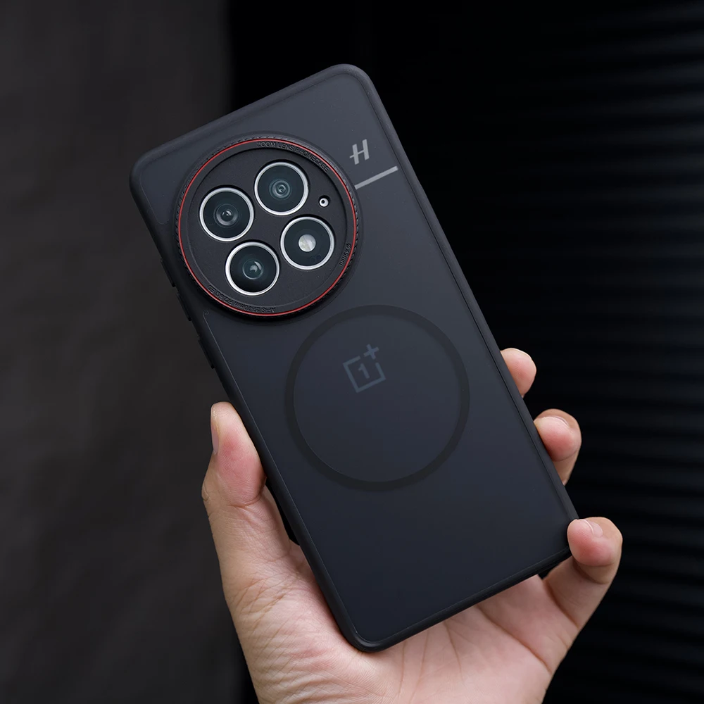 Hülle für OnePlus 13 13R ACE5 Pro Luxuriöse Matte Magnetische Rückabdeckung für OnePlus 13 Kabelloses Laden Bumper Funda – Detail 3