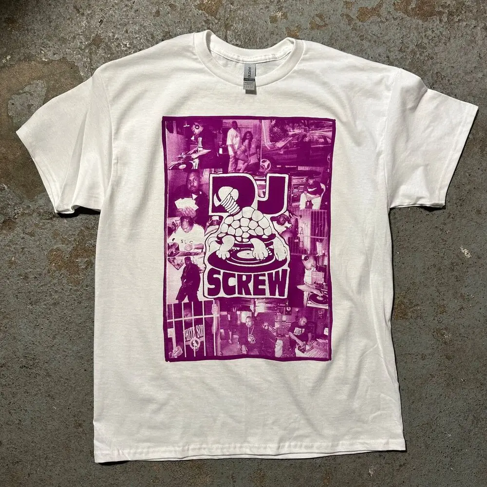 DJ Screw Shirt S-2X Unisex   High Quality 100%Cotton Short Sleeve