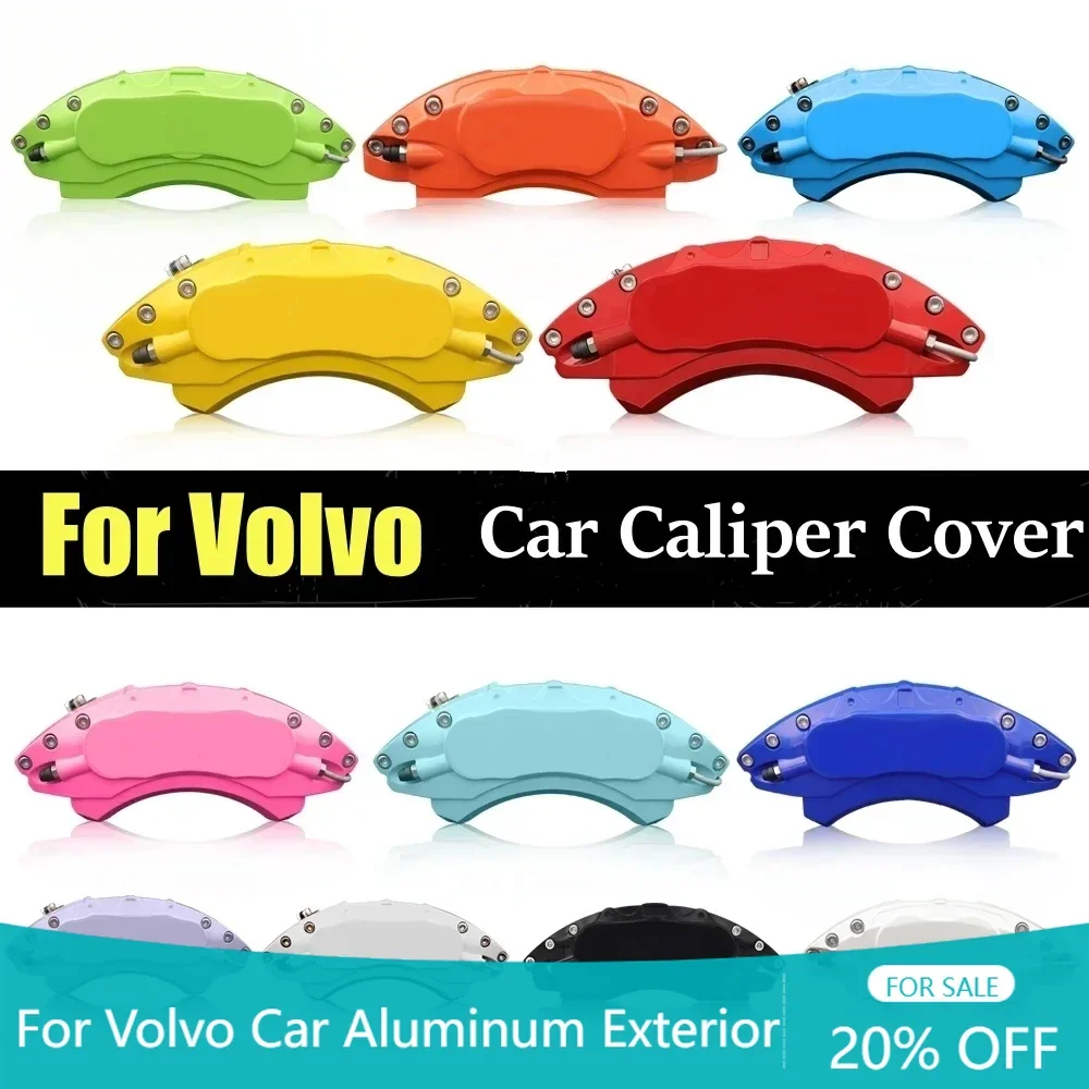 Remklauw Cover Kit Fit S40 S60 S80 S90 C30 C40 C70 XC XC40 XC60 XC90 EM90 EX90 V40 V60 V90 Voor Volvo Auto Aluminium Exterieur - afbeelding 2