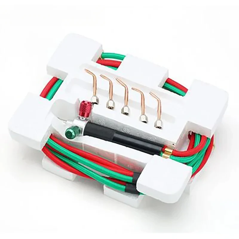 Soldering Cutting , Mini Welding Little Smith Gas Torch 1 Set With 5 Tips Jewelry Tools
