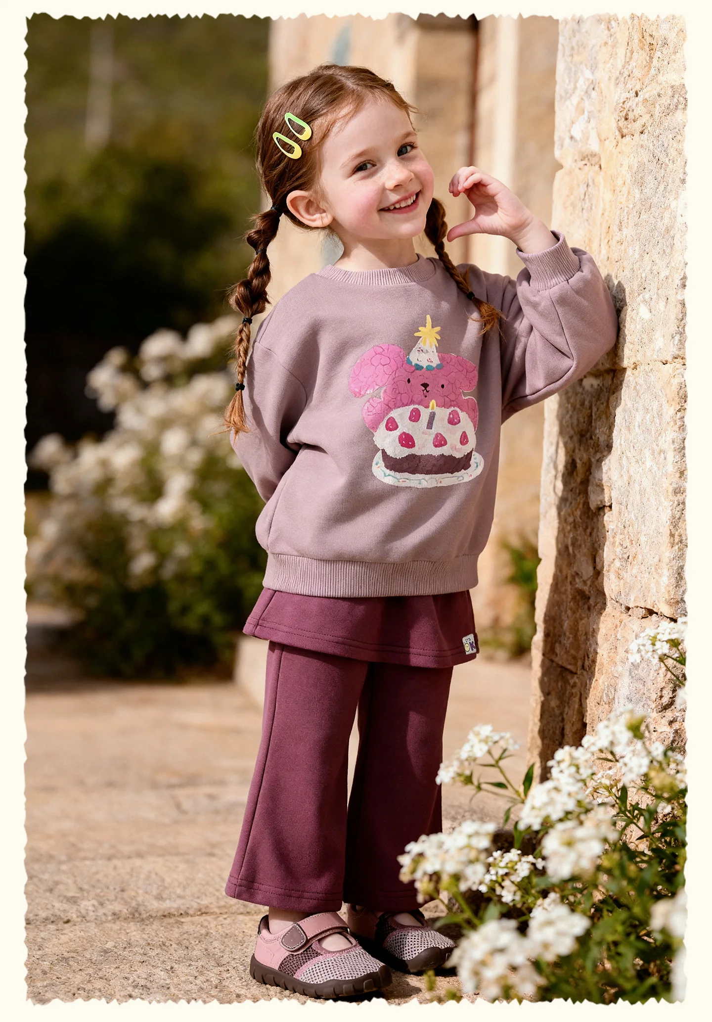 Amila 2026 Herbst Neues Kinder-Sweatshirt Bequem Hautfreundlich Einfach Lässig Tägliche Mode Weich Gemütlich Langarm-Oberteil – Detail 12