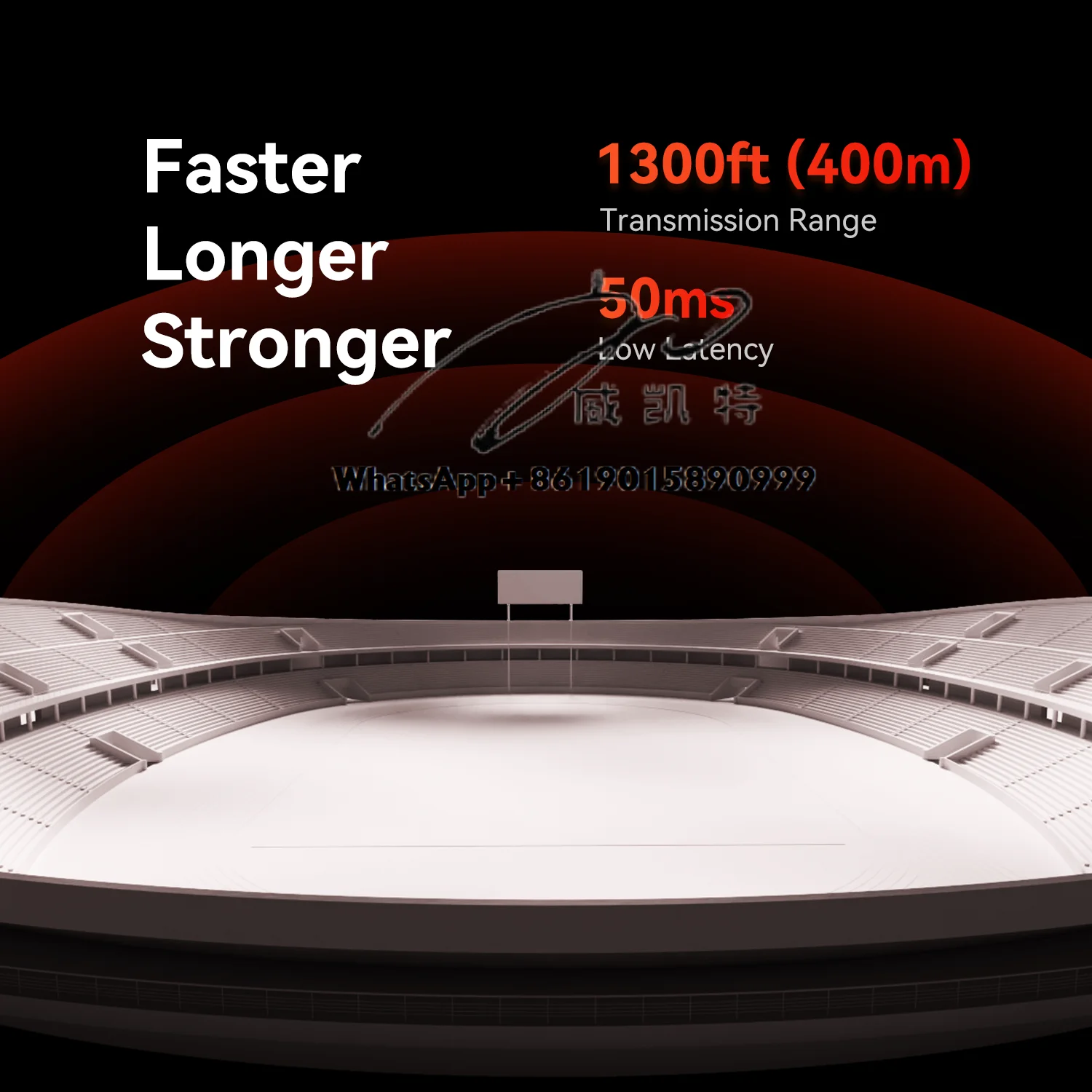 Pyro S 4K 30 1080 P60 1300ft Los Range 50ms Latency UVC Live Stream Wireless Video Transmission System