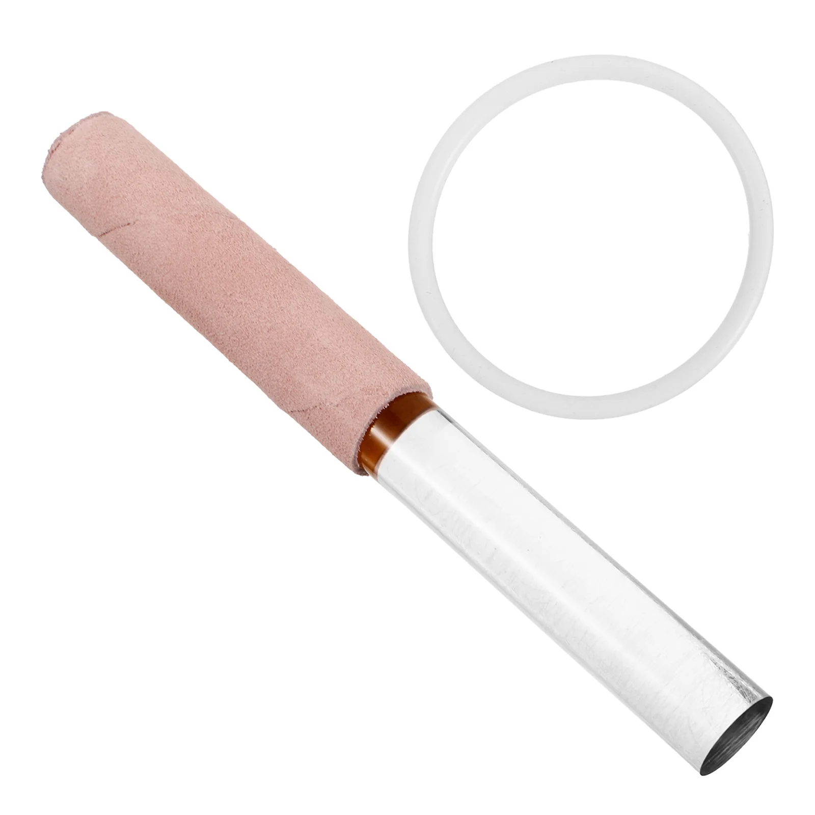 

1 set Music Bowl Mallet For Crystal Singing Bowl O-Ring Design Meditation Yoga Accessory Sound Therapy Tool Rubber Ring Included