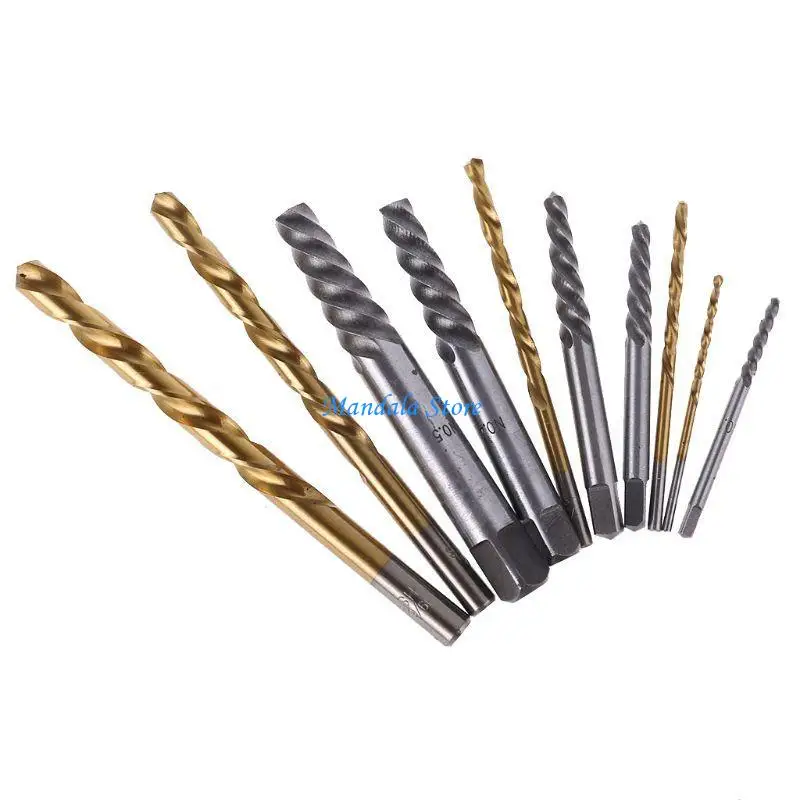 U2JC Broken Screw Extractor, Double Head Sliding Thread and Broken Wire Remover Drill