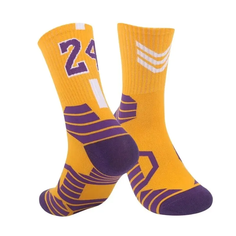 Professional Basketball Socks Men Thickened Mid-calf Children Anti-slip High-calf Towel Bottom Sports Socks Polypropylene Fabric