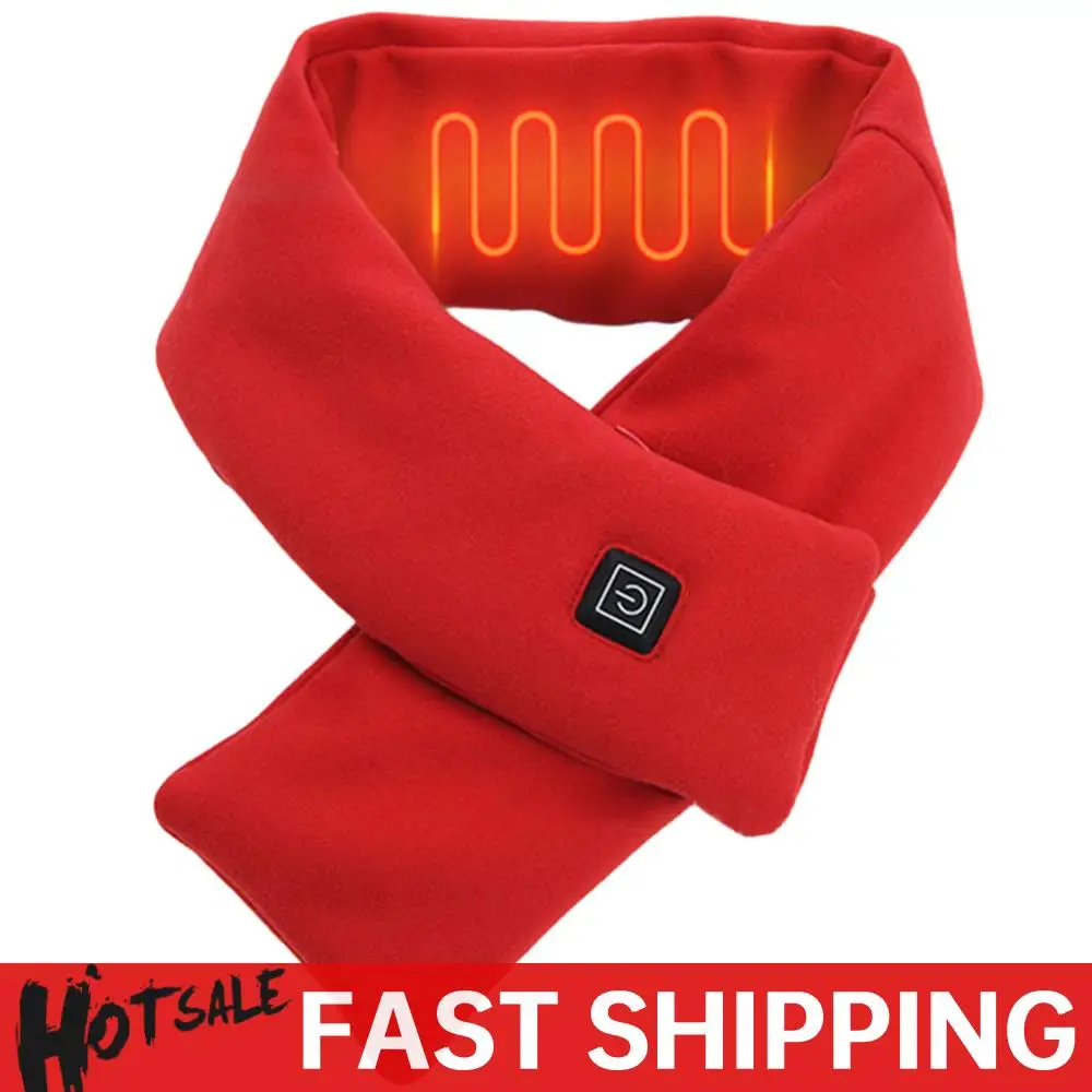 

Электрический шарф с подогревом, USB-зарядка, грелка для шеи, защита от холода, термогрелка для шеи, моющаяся, для кемпинга и походов на природе