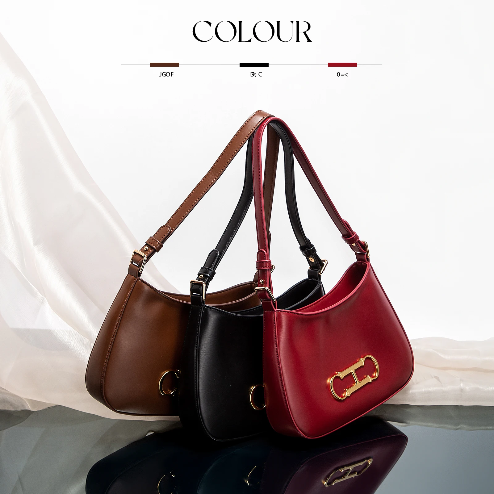 Fashion Classic Women's New Shoulder Bag Solid Color Retro Style Party Date Women's Shoulder Bag