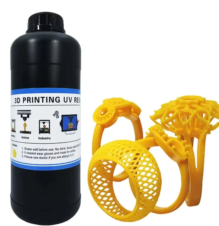

500g/1000g 3D High Wax UV Curing Liquid Resin 405nm LCD DLP Printer Resin 3D Printing for Jewelry Models Casting