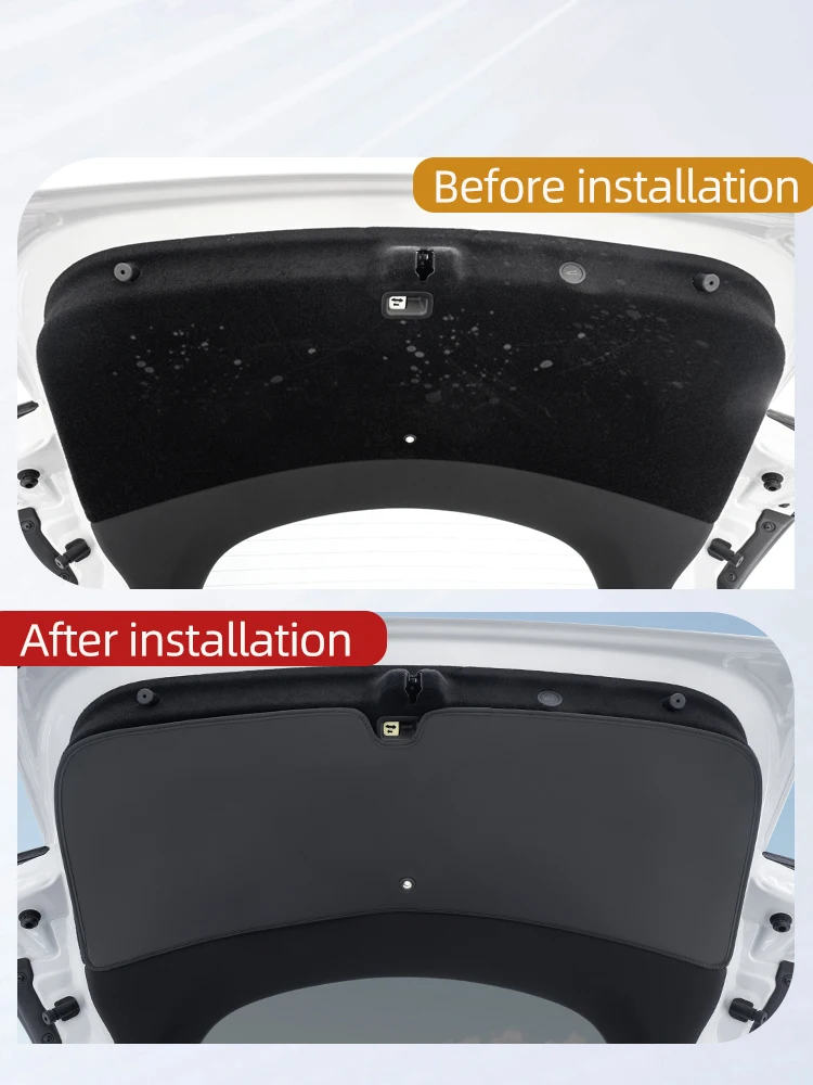 Für Tesla Model Y Juniper Model 3 Highland Kofferraum-Schutzmatte Heckklappen-Leder-Schutzauflage Anti-Verschmutzungs-Schutzmatte – Detail 4