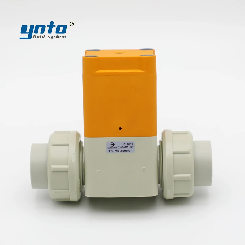 

YNTO PPH Pneumatic Diaphragm Valve Compact Lightweight Easy Install CE/ROHS Certified Double Flow for Chemical Pharma Top Qualit