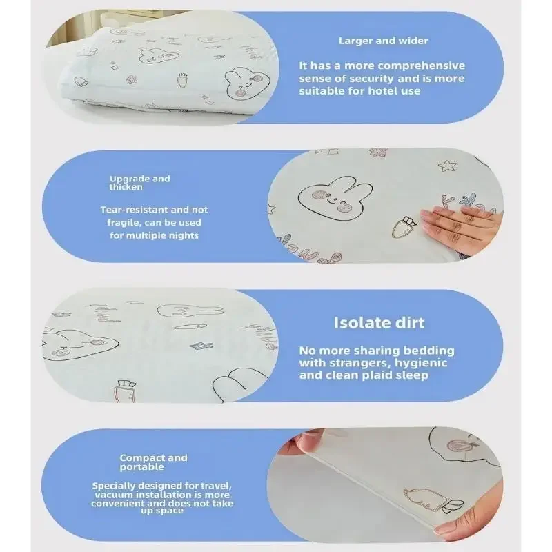 2PCS Disposable Pillowcases Do Not Move More Convenient Travel Dust-proof Pillow Cover Home Hotel Bedding Protective Cover